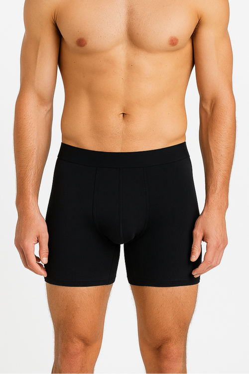Charcoal Black Bamboo Boxers