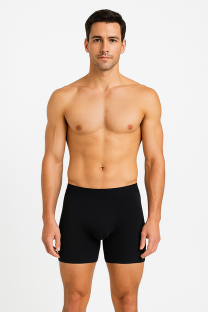 8-pack grey/black Men's Bamboo Boxers Moku