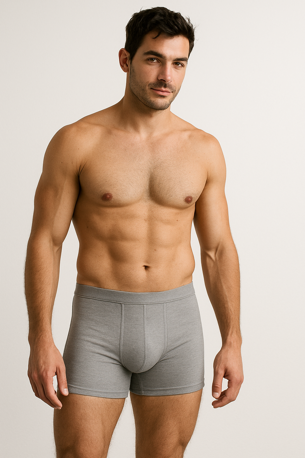 Mist White Bamboo Boxers Moku